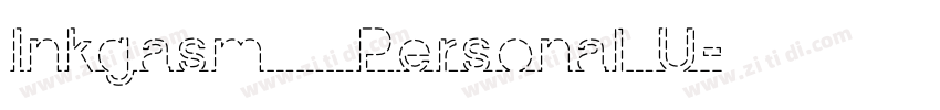 Inkgasm   Personal U字体转换